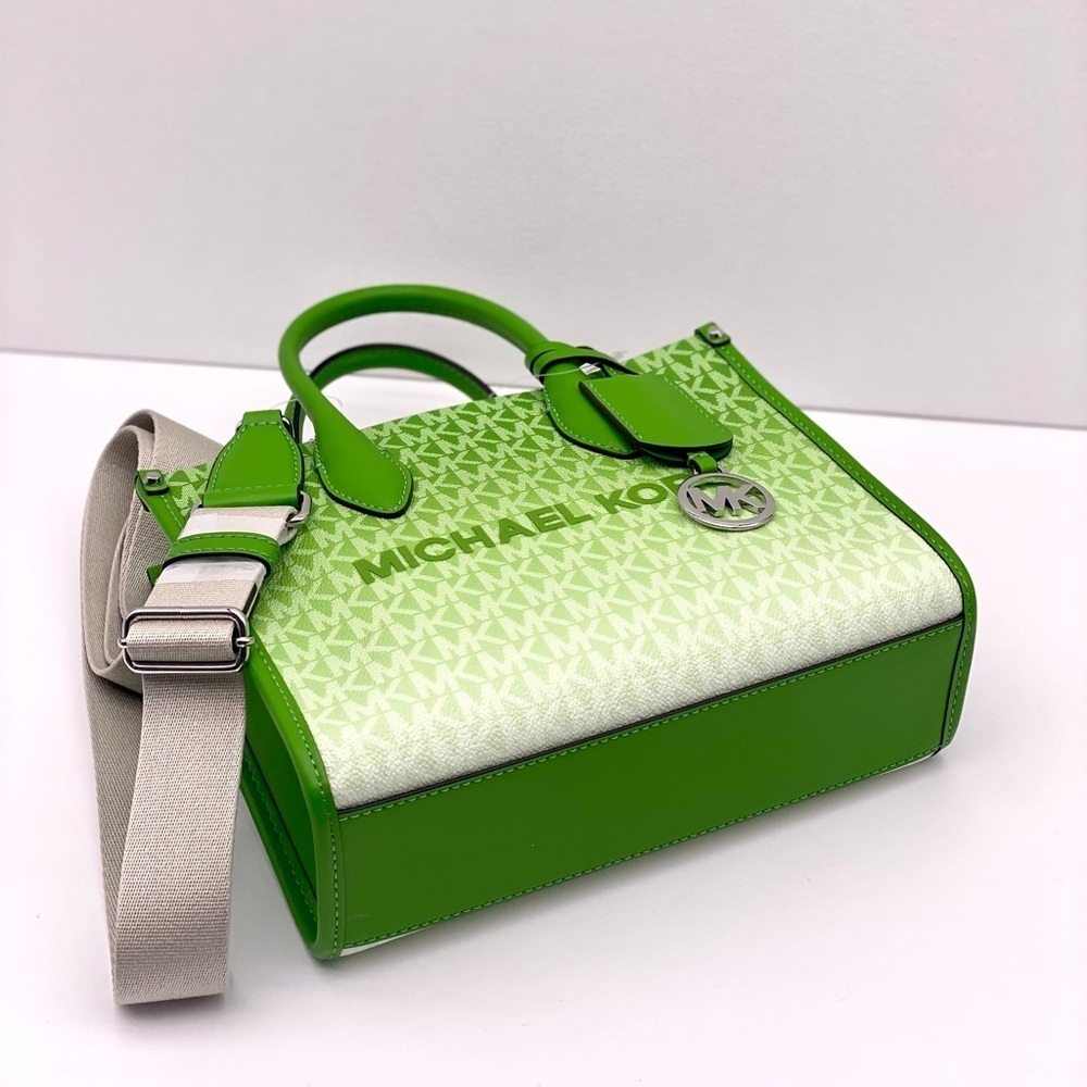 Michael Kors Mirella Small Ombré Signature Logo Crossbody Bag - Picture 8 of 12